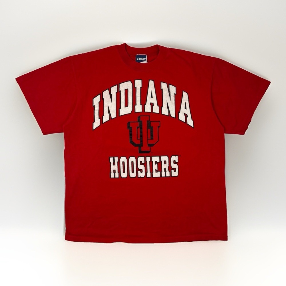 Vintage 80s Bike Indiana Hoosiers T-Shirt XL  Single Stitch USA IU